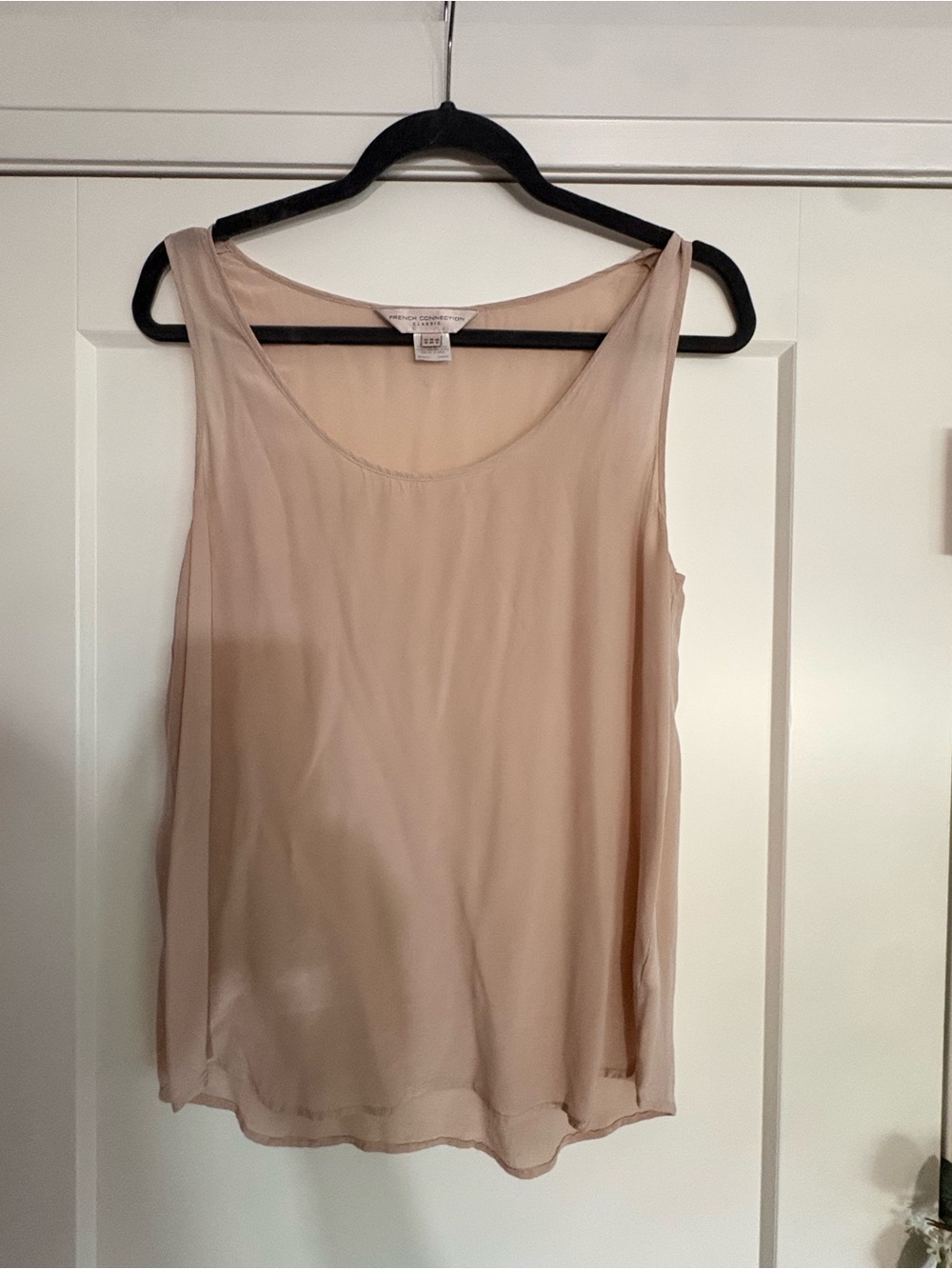 French Connection Blush Chiffon Camisole Tank